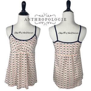 Anthropologie {Lilka} dotted striped cami top